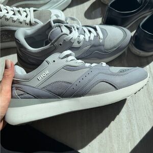 Dior Light Gray Athletic Shoes